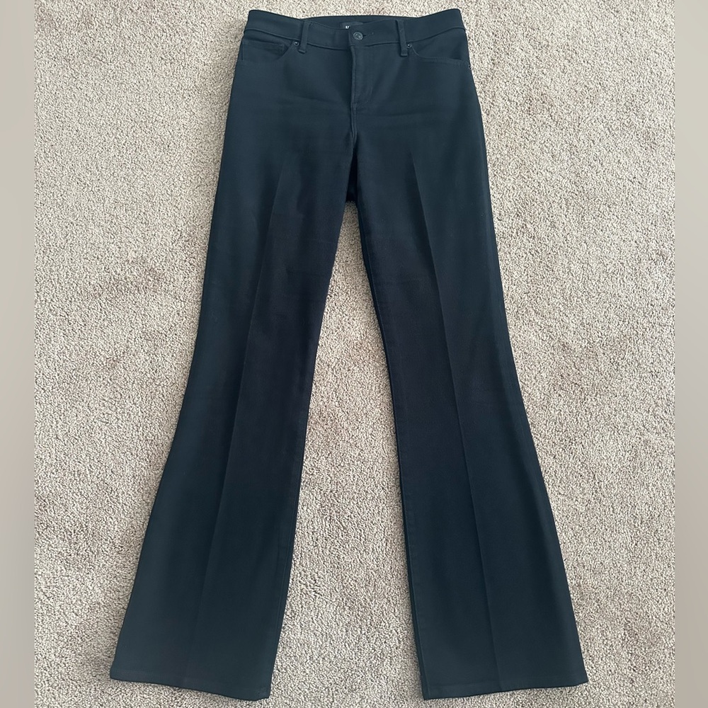 EXPRESS Curvy Boot Cut Mid-Rise Black Denim Pants - 6R